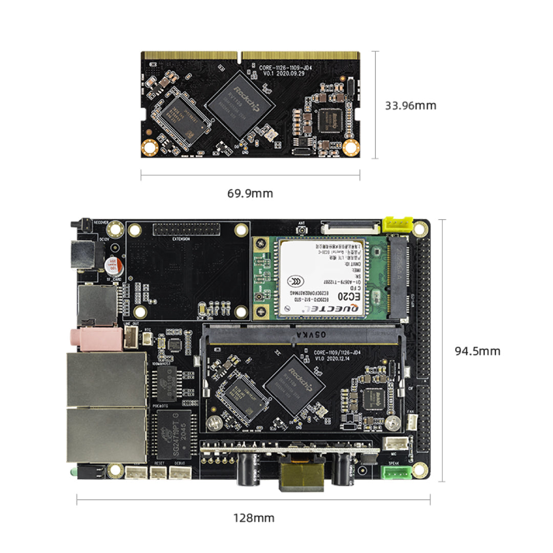 Core-1109-JD4 - High-Performance Al Vision Core Board